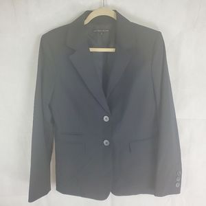 Antonio Melani 10 Black Blazer With Stripes Button